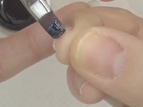 【ジェルネイル】剥がれない短い爪のエッジの塗り方